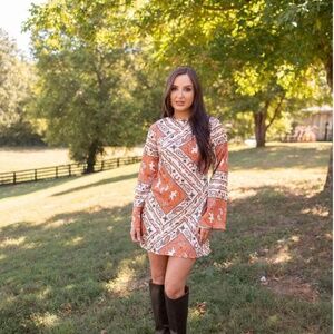 Bailey Rose Western Mini Dress